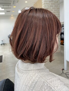 イエカ(ieca) ピンクベージュボブ