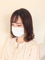 ボアップ 新居浜店(boappu)&nbsp;#外ハネボブ#ベージュ#韓国ヘア#ミルクティー#新居浜