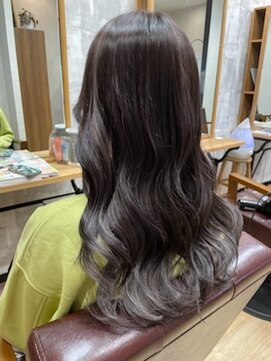 シアン(CYAN) ラベンダーグレージュハイライト