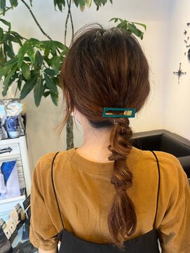 ディーヘアーデザイン(d.HAIR DESIGN) 巻きつけアレンジ★☆
