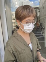 ソイ コンク 下北沢(soi conc)&nbsp;ベリーショート×くすみベージュ