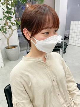 ヘアー アイス カンナ(HAIR ICI Canna) マッシュショート/小顔ショート/耳掛けショート