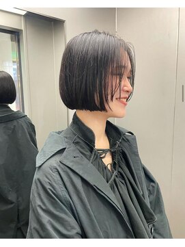 ナループロアボタン(Nalu pu loa BOTAN) ボブパーマ/黒髪パーマ/切りっぱなしボブ/ショートボブ