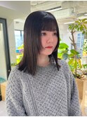 【OceanHair&Life田中愛梨】ストンストレート×顔まわりレイヤー