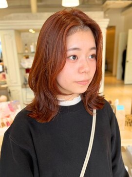 オブジェ シエル(obje't ciel) 【obje't ciel】レイヤー×くびれミディアム【暮石 唯】