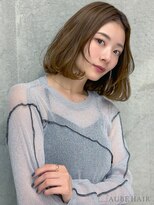 オーブ ヘアー ミル 八戸店(AUBE HAIR mill) 20代・30代_前髪なし小顔見せ内巻きボブ