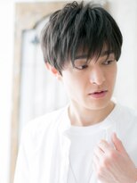 メンズヘア ビーセカンド 草加店(MENS HAIR B-2) 20代30代ダークアッシュ清潔感メンズショートY草加