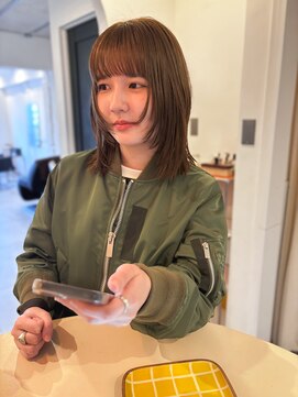 オンド 中目黒(ond) レイヤーが入った長めボブ【ロブ】