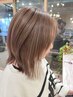 【ブリーチしているお客様用】リタッチブリーチ+カラー（ブロー込み）