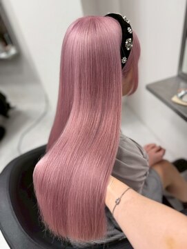 ベレーザシェルト(Beleza scelto) 13451ブリーチ＆ダブルカラー韓国レイヤーラベンダーピンク