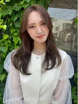 アマネク(AMANEQ by THISCOVER.)の写真/トレンドの韓国風ヘアが叶う＊小顔に見えるサイドバングも◎お顔周りの印象を変えたい方にオススメ◇