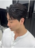 韓国メンズヘアガイルヘアダウンパーマ