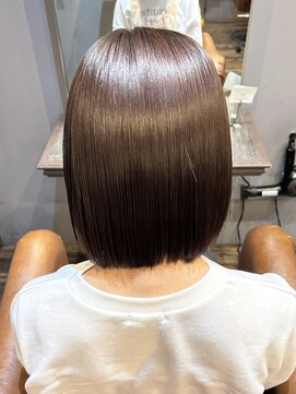 マルカ 千歳烏山(marca) 髪質改善トリートメント／艶髪／ボブ／切りっぱなし／20代／30代