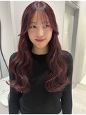 ブリーチなしレッド