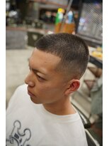 フォーコーナーズカットショップスリーセント 栄(FourCornersCutShop 3/cent)&nbsp;ボウズフェード