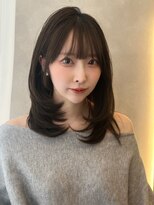 オムニス 表参道(Omnis)&nbsp;ざくざくレイヤーハッシュカットミディアムレイヤーワンカール