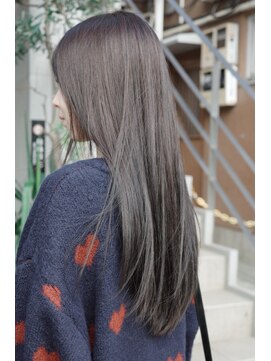 透明感グレージュロング×吉祥寺