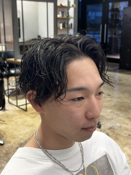 ザデイ カットアンドカルチャーショップ(THE DAY CUT&CULTURE SHOP) 大人ゆるめスパイラルパーマ【メンズパーマ】