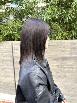 透明感　イルミナカラー　アッシュグレー