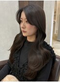レイヤーカット 韓国レイヤー つやブラウン【momoka】