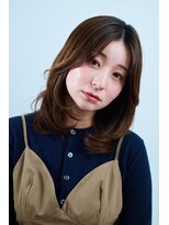 ユニックス モザイクモール港北店(UNIX)&nbsp;【UNIX港北】大人フェミニンレイヤーロブ#白髪ぼかし