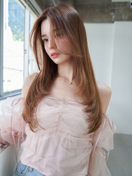 アンジェリカラボ(ANGELICA LABO) ANGELICA 透明感カラー レイヤーカット ナチュラルベージュ