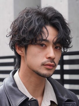 フィフスパーク(fifth PARK) 渋谷シャドウパーマ無造作ルーズパーマ緩めメンズカット色気束感