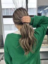 ユアーズヘア 東新宿店(youres hair) 【失敗ハイライト修正】ダメージを抑えて綺麗な髪色へ