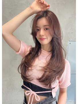 アメリ 新宿(Ameri) Ameri【新宿】チェリーブラウン×顔まわりレイヤー