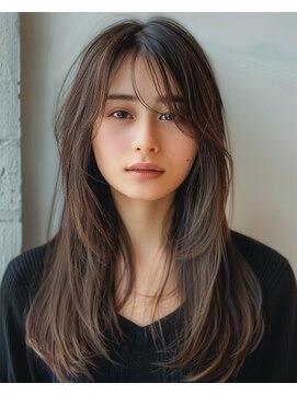 ディアーナ(DIANA) ロングレイヤーカット髪質改善◎艶髪/20代30代/グレージュ