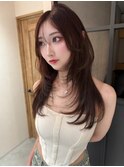 大分ハッシュカット韓国レイヤーワンホンヘアヨシンモリかるめ