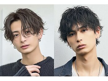 メルティエ(Mertie)の写真/高い再現性で朝のセットも時短でしっかりキマる！[錦糸町/錦糸町駅/パーマ/メンズ/ツイストスパイラル]