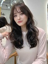 アプリ 大宮西口(appri)&nbsp;１６韓国風ロングレイヤー顔まわりカット前髪艶髪透明感カラー