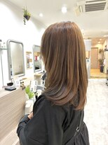 ヘアアンドメイク 心座(hair&make)&nbsp;大人女性の艶髪レイヤー×透明感カラー