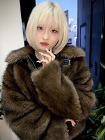 イリス 心斎橋(.elice)&nbsp;ショートボブレイヤーカットミニウルフカットショートウルフ