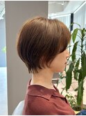 【くせ毛カット】毛流れショート