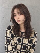プレイス(PLACE)&nbsp;小顔くびれレイヤー×柔らかブラウン