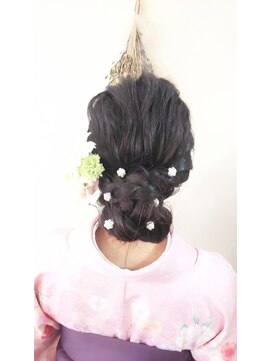 ネオリーブチノ 登戸店(Neolive cino) 【neolive cino】崩れにくい編み込み波ウェーブアレンジ☆