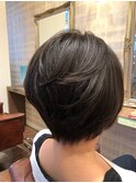 まあるいショートボブ