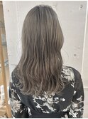 ケアブリーチ使用◇魅力たっぷり透明感グレージュカラー