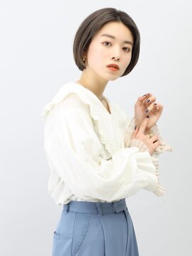 ソシエ アヴェダ さいたま新都心店(SOCIE AVEDA) 透明感/アッシュカラー/センターパート［さいたま新都心駅]