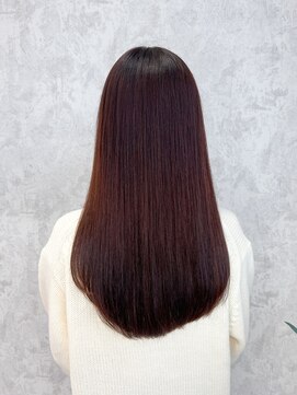 デミヘアー(Demi hair) カシスピンク×髪質改善カラー