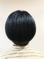 えほん美容室&nbsp;ブリーチオンカラー★ブルーブラックカラー