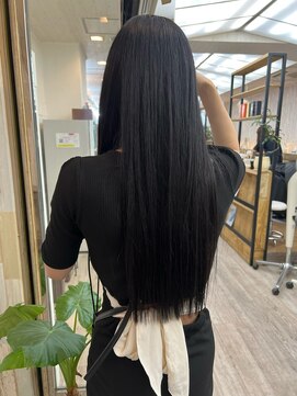 ナンバー アンフィール 渋谷(N° anfeel) 黒髪ストレート髪質改善 渋谷駅5分道玄坂