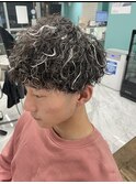 藤井指名クーポン!カット&パーマ&ホワイトメッシュ