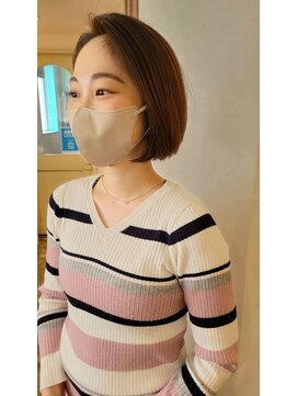 ベルコフレ 玉造店(Belle Coffret) 【BelleCoffret】ぷつっとボブ ぱつっとミニボブ 内巻きボブ