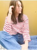 【恵比寿 ro-ro】顔まわりレイヤーで抜け感のあるロングスタイル
