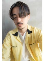 メゾンバイハバナ(maison by HAVANA)&nbsp;波巻きセンターパートアップバングツーブロックマッシュ