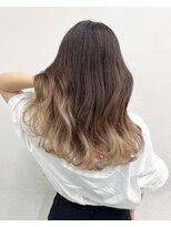 アライブ キチジョウジ(ALIVE Kichijoji) 【ALIVE吉祥寺】ミルクティーベージュグラデーションカラー