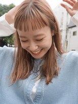 ディッセンバー 神宮前(December)&nbsp;グレーベージュベージュ前髪パーマ/U24/ケアブリーチ/渋谷